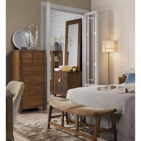 Cómoda alta star 4+4 cajones - 60 x 40 x 130h