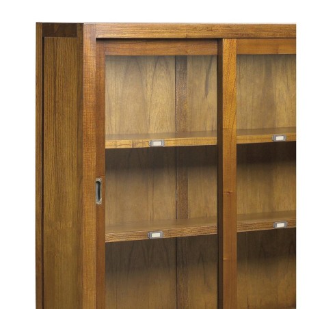 Vitrina star 5 cajones 2 puertas correderas - 120 x 40 x 137h