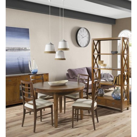 Mesa redonda star extensible - 120 - 170 x 120 x 78h