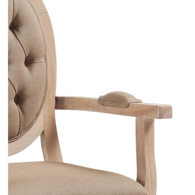 Sillón bromo tapizado - 59 x 53 x 105h