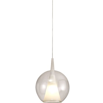 Colgante de bola de cristal 2.5M-E27 serie ELSA Transparente - 25x35h 2