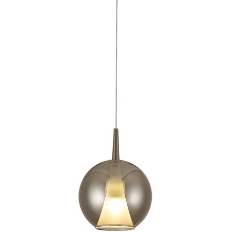 Colgante de bola de cristal 2.5M-E27 serie ELSA Cromo - 25x35h