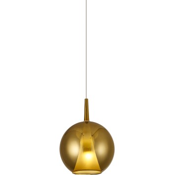 Colgante de bola de cristal 2.5M-E27 serie ELSA Oro - 25x35h