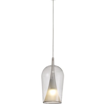 Colgante de el champ de cristal 2.5M-E27 serie ELSA Transparente - 35x17h