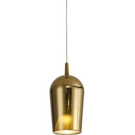 Colgante de el champ de cristal 2.5M-E27 serie ELSA Oro - 35x17h