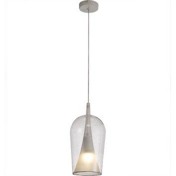 Colgante 1 Luz serie ELSA Blanco - 17x35-200h