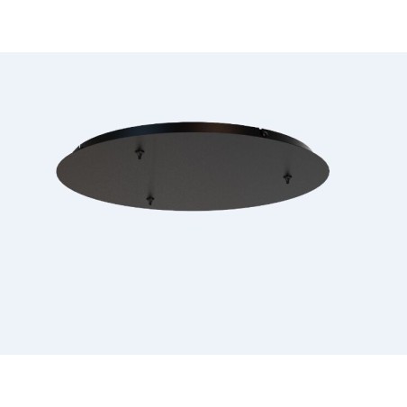 Floron de techo 3L serie ELSA Negro - 52x3h