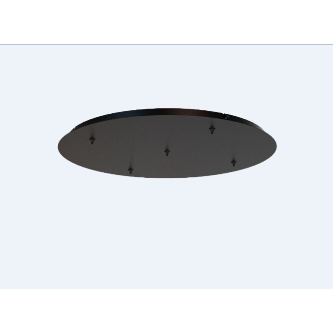 Floron de techo 5L serie ELSA Negro - 62x3h