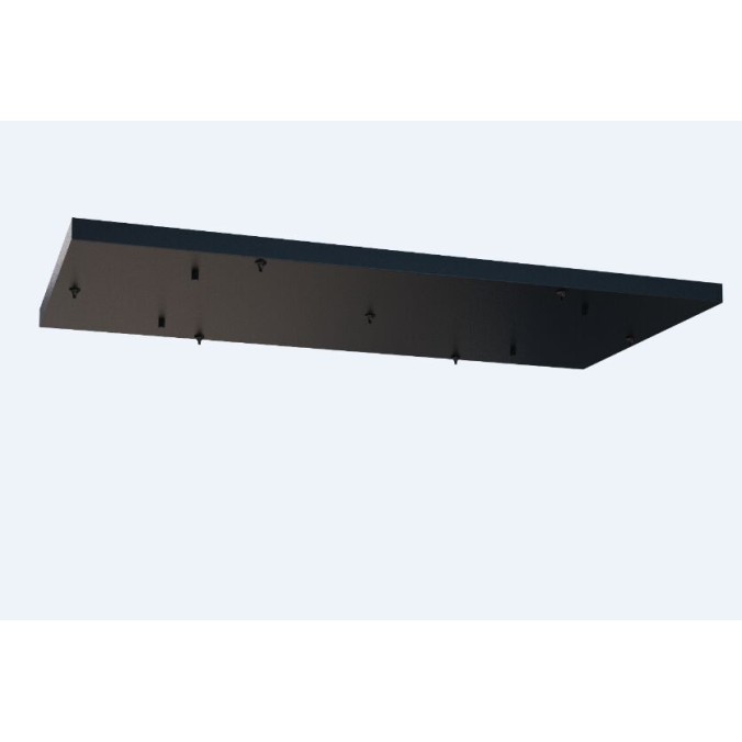 Floron de techo 7L serie ELSA Negro - 96x46x3h