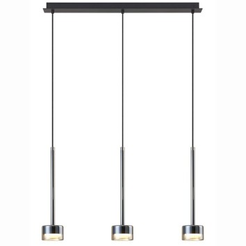 Colgante 3 Luces serie TONIC Bronce - 72x10x200h