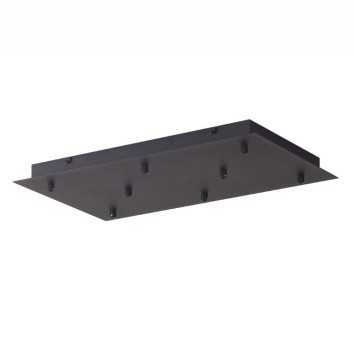 Floron de techo serie TONIC Negro - 50x30x3.5h