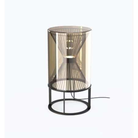 Sobremesa LED 9W serie KRISS Negro/Bronce - 25.5x47h