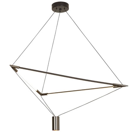 Colgante LED 7+26W Grande serie ELECTRA Negro - 97.6x29x150h