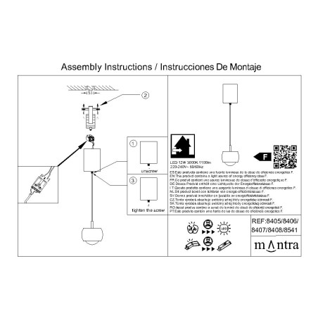 Colgante 1 Luz serie ROLLER Café - 9.6x19-200h
