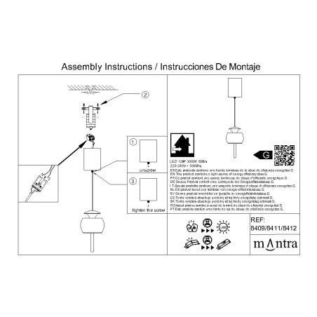 Colgante 1 Luz serie ROLLER Café - 9.6x26-210h