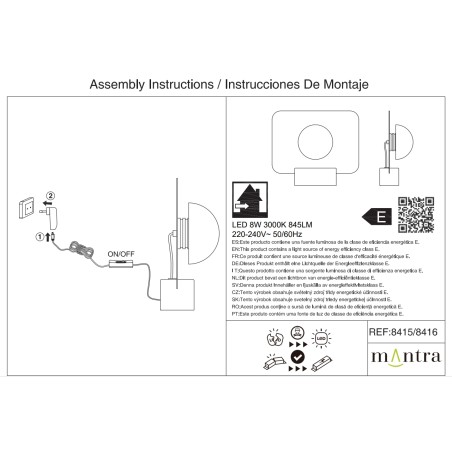 Sobremesa  serie ALBA Negro - 25x7.6x25h