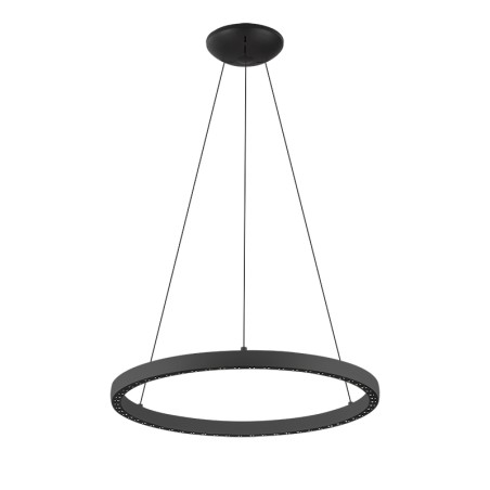 Colgante LED 40+15W serie RIUMAR Negro - 62.8x100-210h