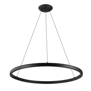 Colgante LED 60+20W serie RIUMAR Negro - 92.8x100-210h