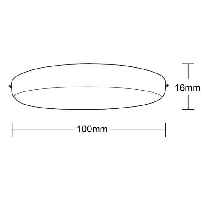 Empotrable LED  serie ALGARVE Blanco - 10.3x1.6h