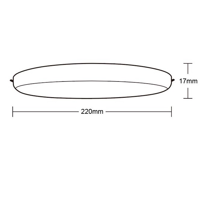 Empotrable LED  serie ALGARVE Blanco - 22.2x1.7h