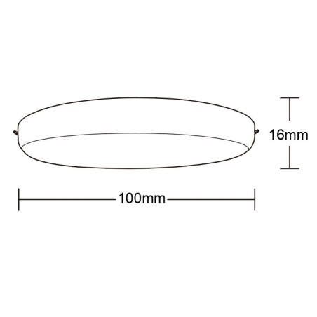Empotrable LED  serie ALGARVE Blanco - 10.3x1.6h