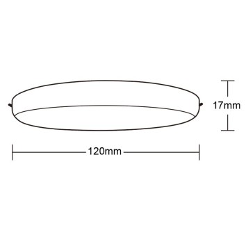 Empotrable LED  serie ALGARVE Blanco - 12x1.7h 2