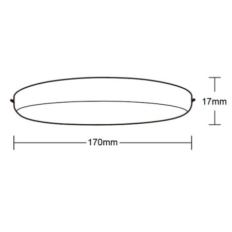 Empotrable LED  serie ALGARVE Blanco - 16.9x1.7h