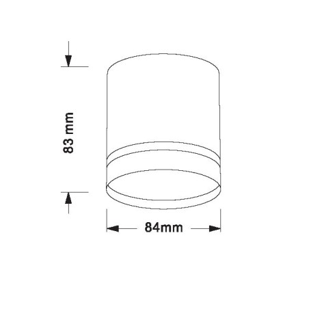 Superficie serie SPLIT Negro - 8.4x8h