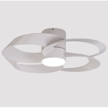 Plafón LED 24W Ventilador 22W serie ROSE Blanco - 65x21h