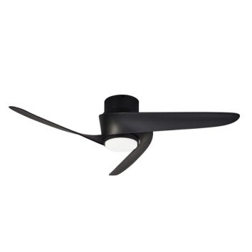 Plafón LED 24W Ventilador 30W serie GROENLAND Negro - 122x21.5h