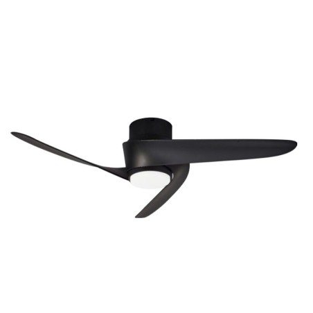 Plafón LED 24W Ventilador 30W serie GROENLAND Negro - 122x21.5h