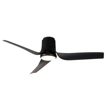 Plafón LED 30W Ventilador 35W serie USHUAIA Negro - 133x28h