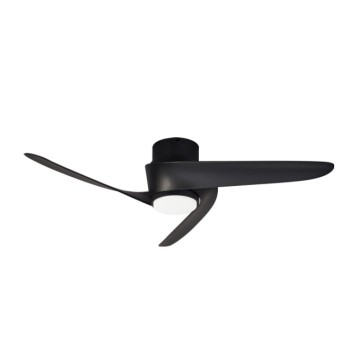 Plafón LED 24W Ventilador 30W serie ISLAND Negro - 102x21.5h