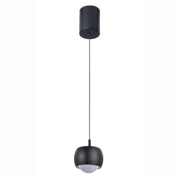 Colgante 1 Luz 2700K TRIAC DIMABLE serie ROLLER Negro - 9.6x19-200h