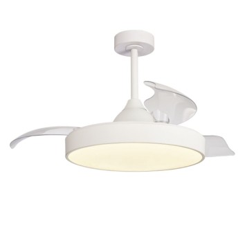 Plafón LED 50W Ventilador 30W serie ALASKA Blanco - 50x35.5-48h