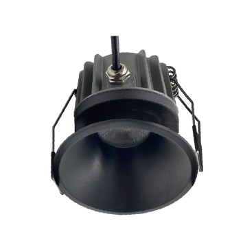 Empotrable LED CCT  IP65 serie ROMBOK Negro - 6.5x6.4h