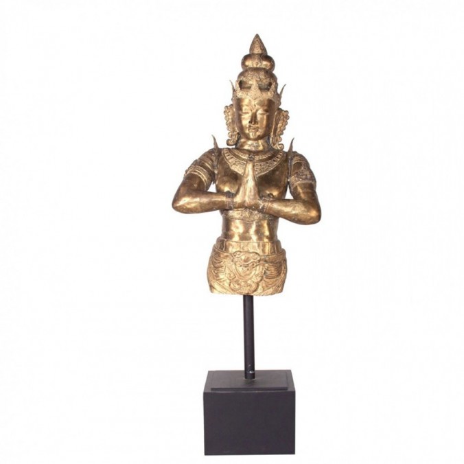 Escultura de bronce diosa oriental 170cm