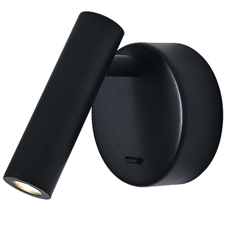 Aplique Lector LED  serie PREA Negro - 9x12x11h