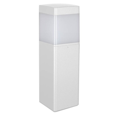 SOBREMURO EXTERIOR BLANCO CUADRADO 35CM IP65 E27 serie CHICAGO Blanco - 11x11x35h
