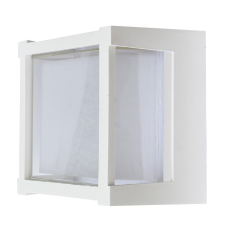 PLAFON/APLIQUE EXTERIOR BLANCO LED IP65 - 15W - CCT serie CREEK Blanco - 16.1x16.1x11.1h