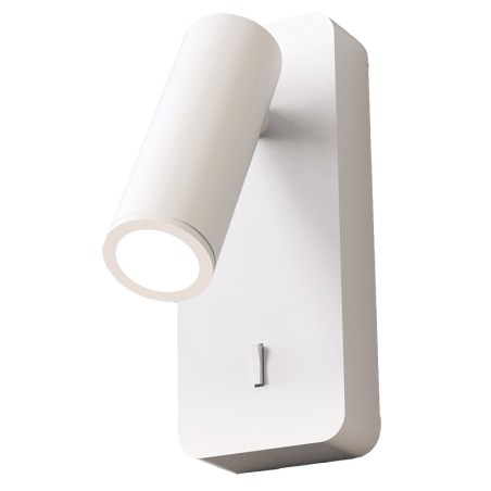 Aplique Lector Mini GU10 serie NOTTE Blanco - 6.5x16h