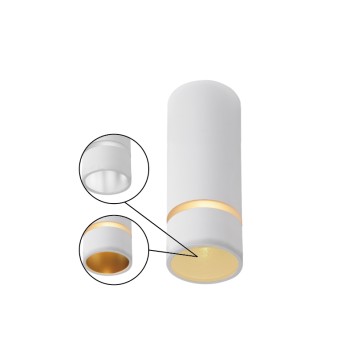 FOCO S MINI GU10 BLANCO serie SPLIT Blanco - 4x10h