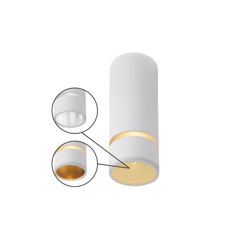 FOCO S MINI GU10 BLANCO serie SPLIT Blanco - 4x10h