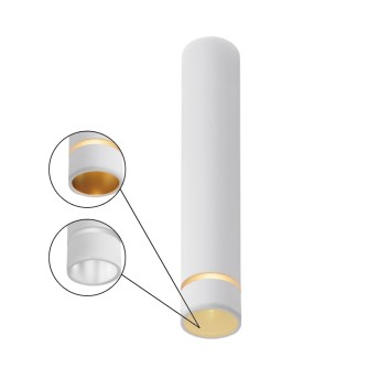 FOCO M MINI GU10 BLANCO serie SPLIT Blanco - 4x20h