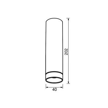 FOCO M MINI GU10 BLANCO serie SPLIT Blanco - 4x20h 2