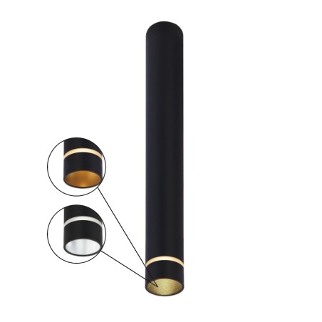 FOCO L MINI GU10 NEGRO serie SPLIT Negro - 4x30h