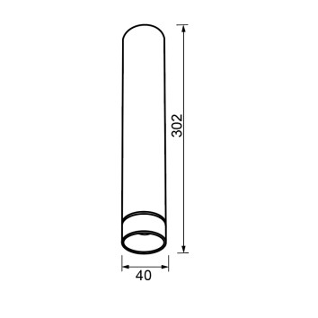 FOCO L MINI GU10 BLANCO serie SPLIT Blanco - 4x30h 2