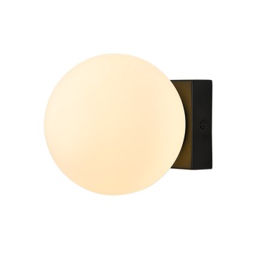 PLAFON/APLIQUE LED 6W 3000K NEGRO serie PUEBLA Negro - 14.2x12.5h