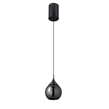 COLGANTE LED 7W 3000K serie DROP Negro Perla - 10x25-225h