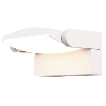 Aqlique LED 12W 3000K Blanco serie HOOD Blanco - 17.5x12.4x8.6h